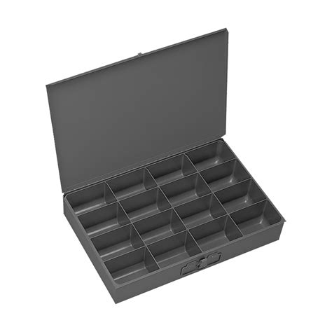 small metal compartment boxes|bulk metal box with handle.